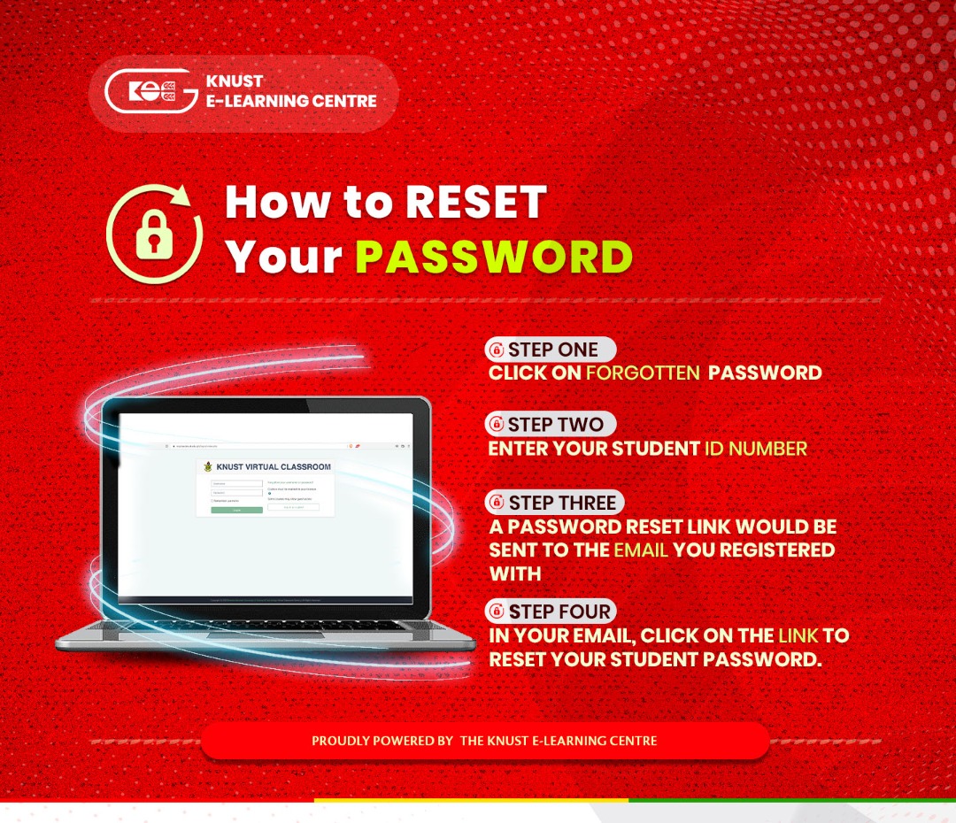 Elearning Knust Reset Password