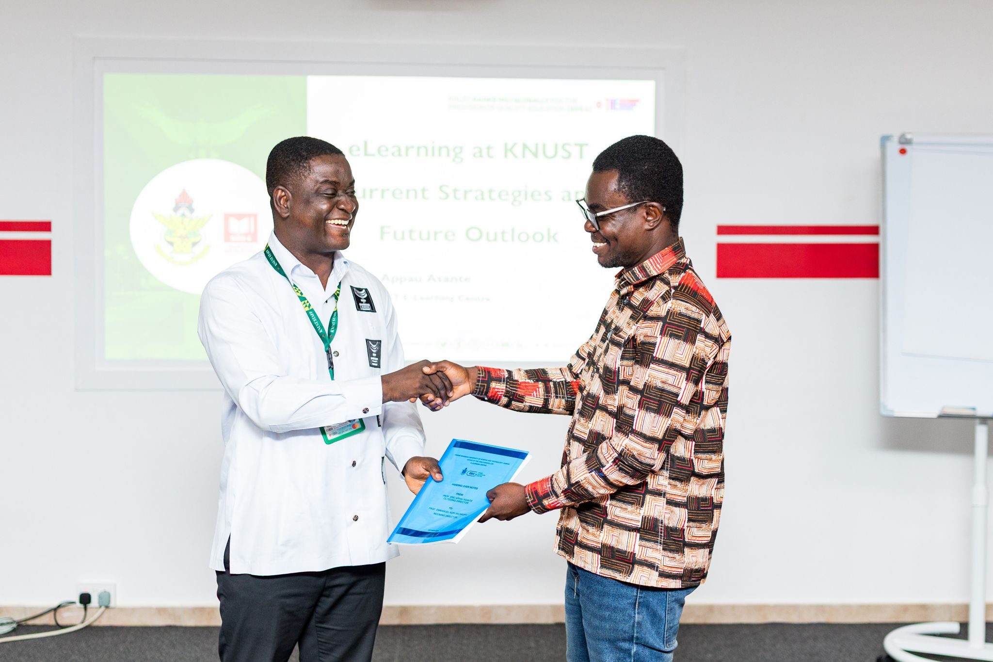 Eric Asante Handing Over 1