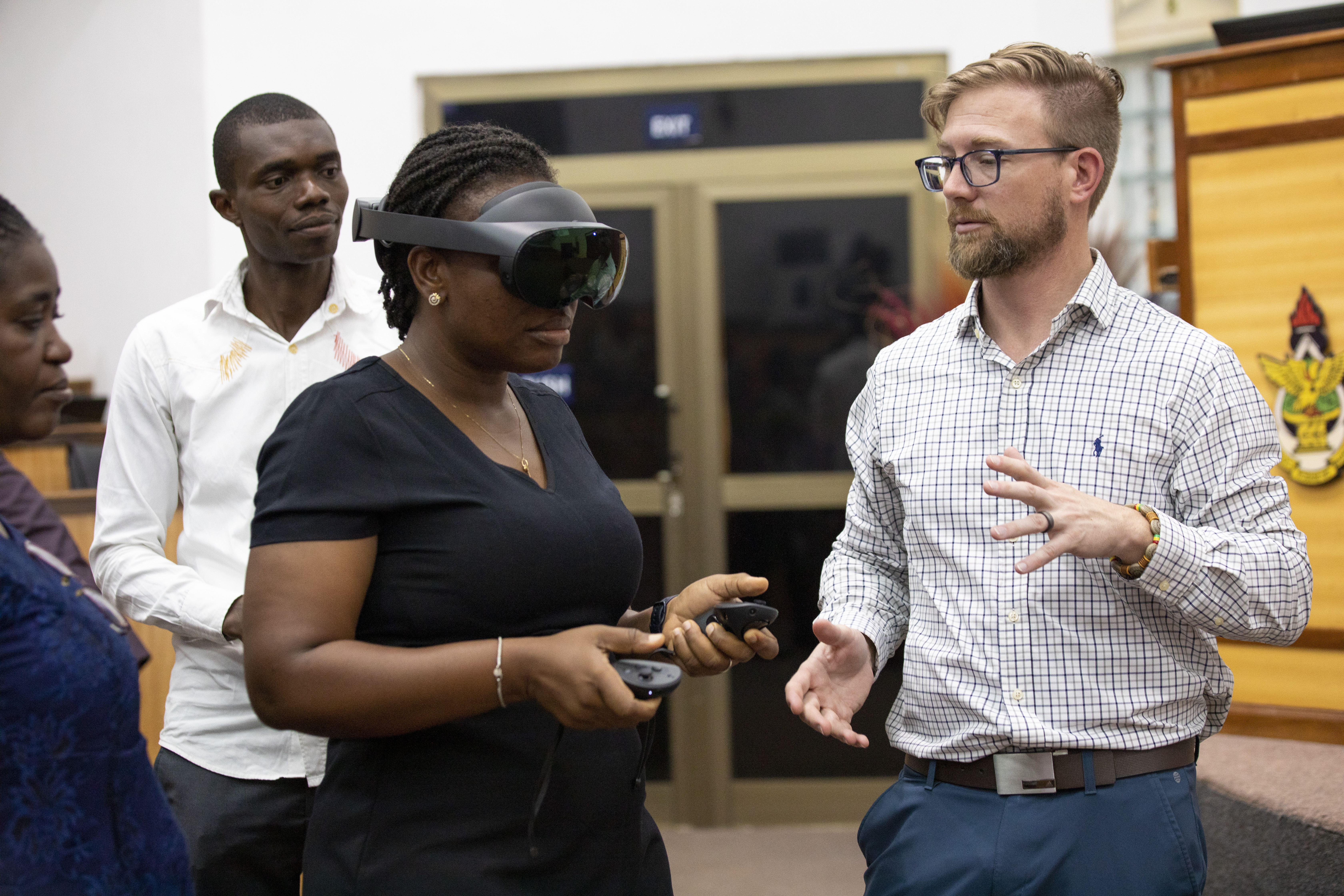 Greg Heiberger at KNUST E-learning centre Ghana