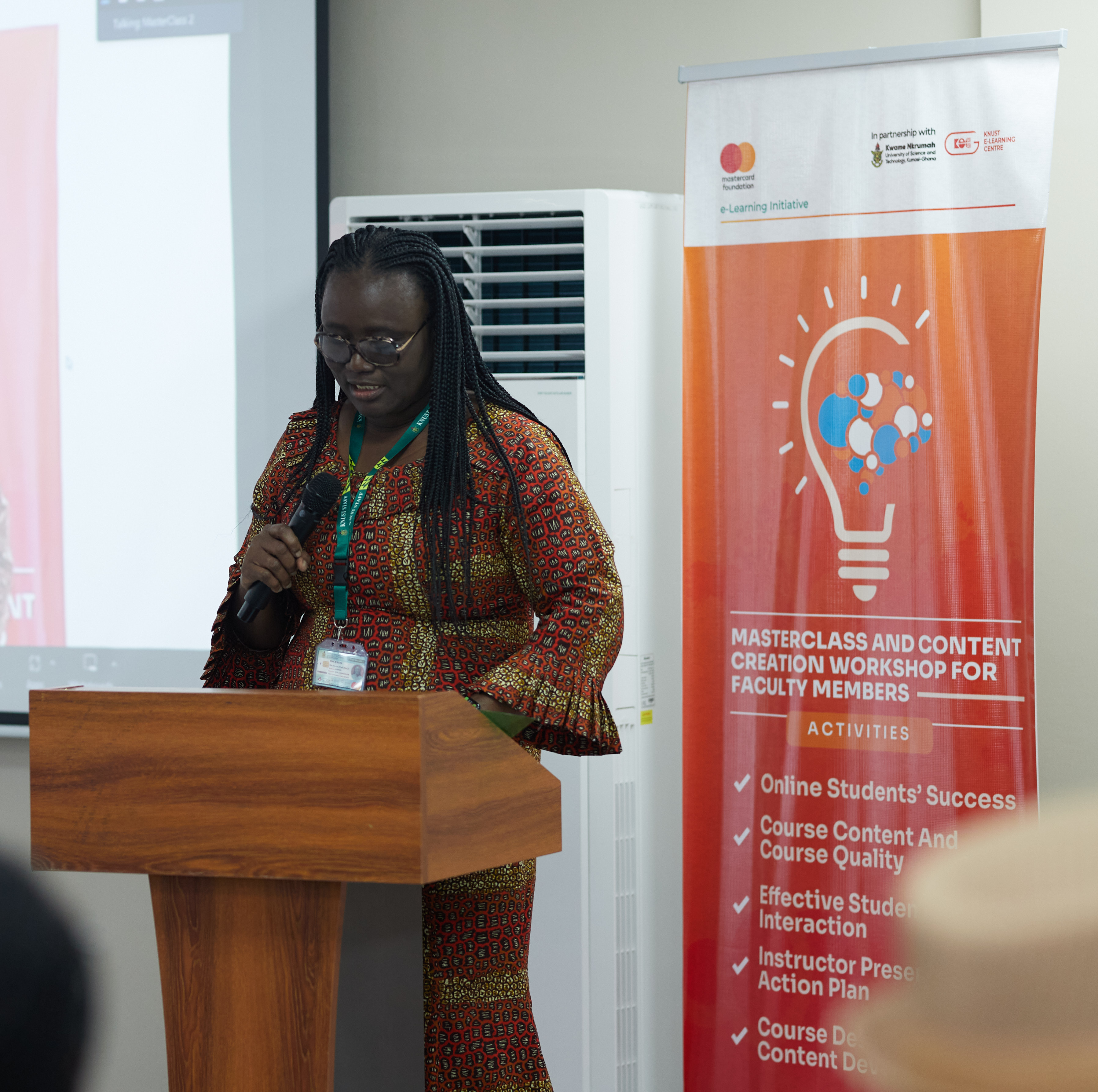 Prof. Rita Akosua Dickson - Masterclass and Content creation workshop KNUST