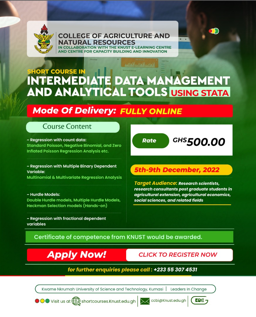 IntermediateDataManagement Register Elearning KNUST