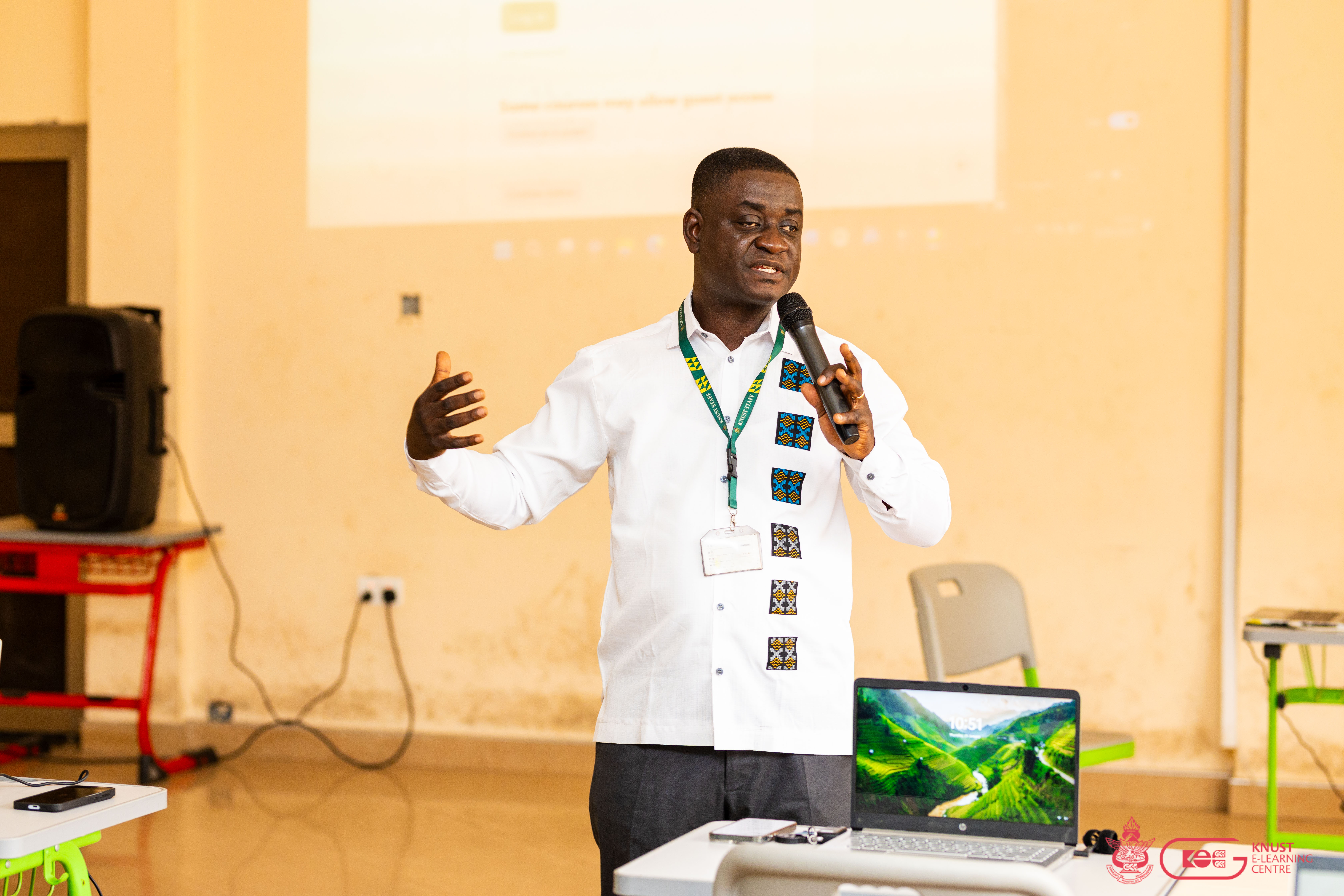 Prof. Eric Appau Asante at Obuasi