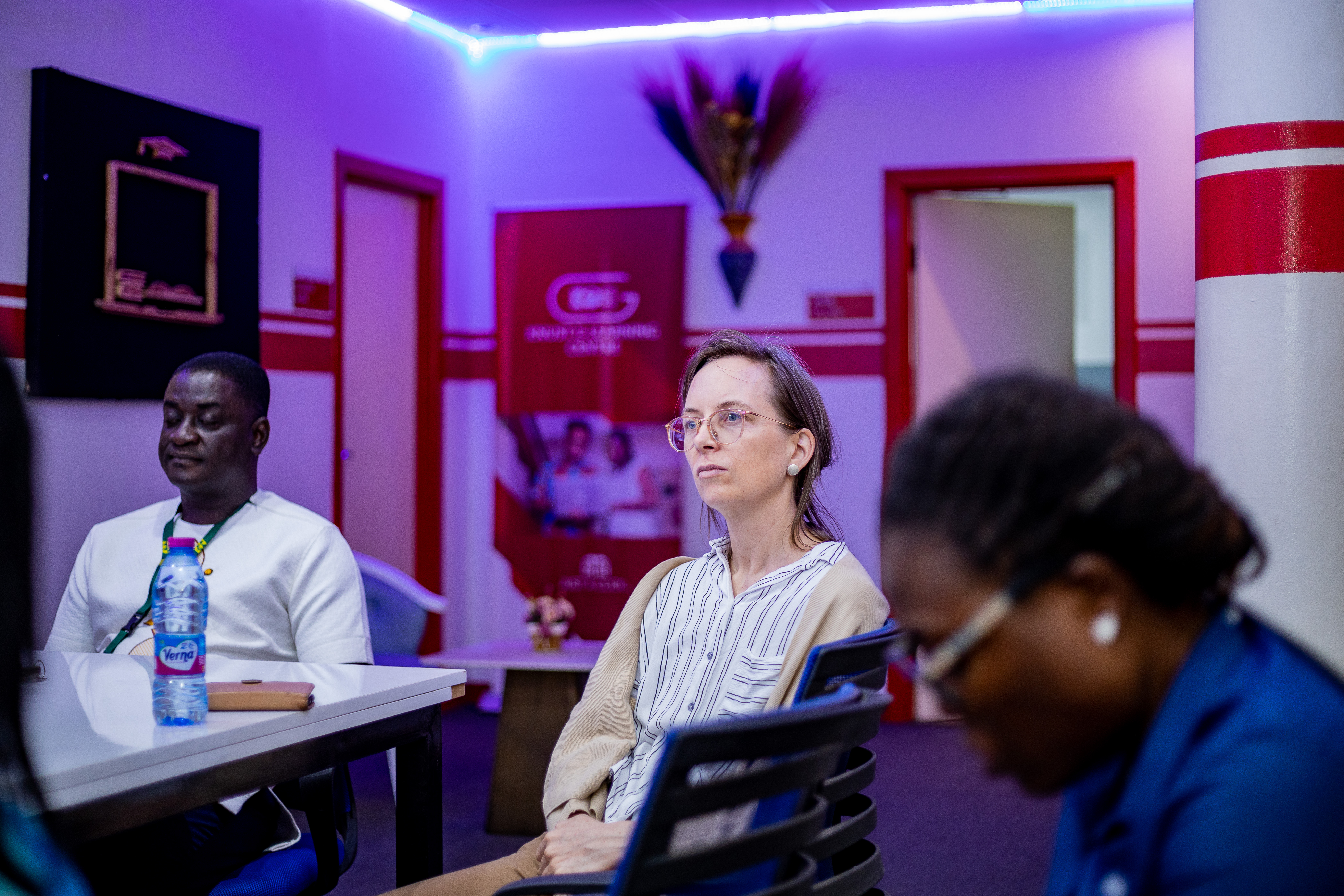 AFOS vISIT TO KNUST- ELEARNING CENTRE