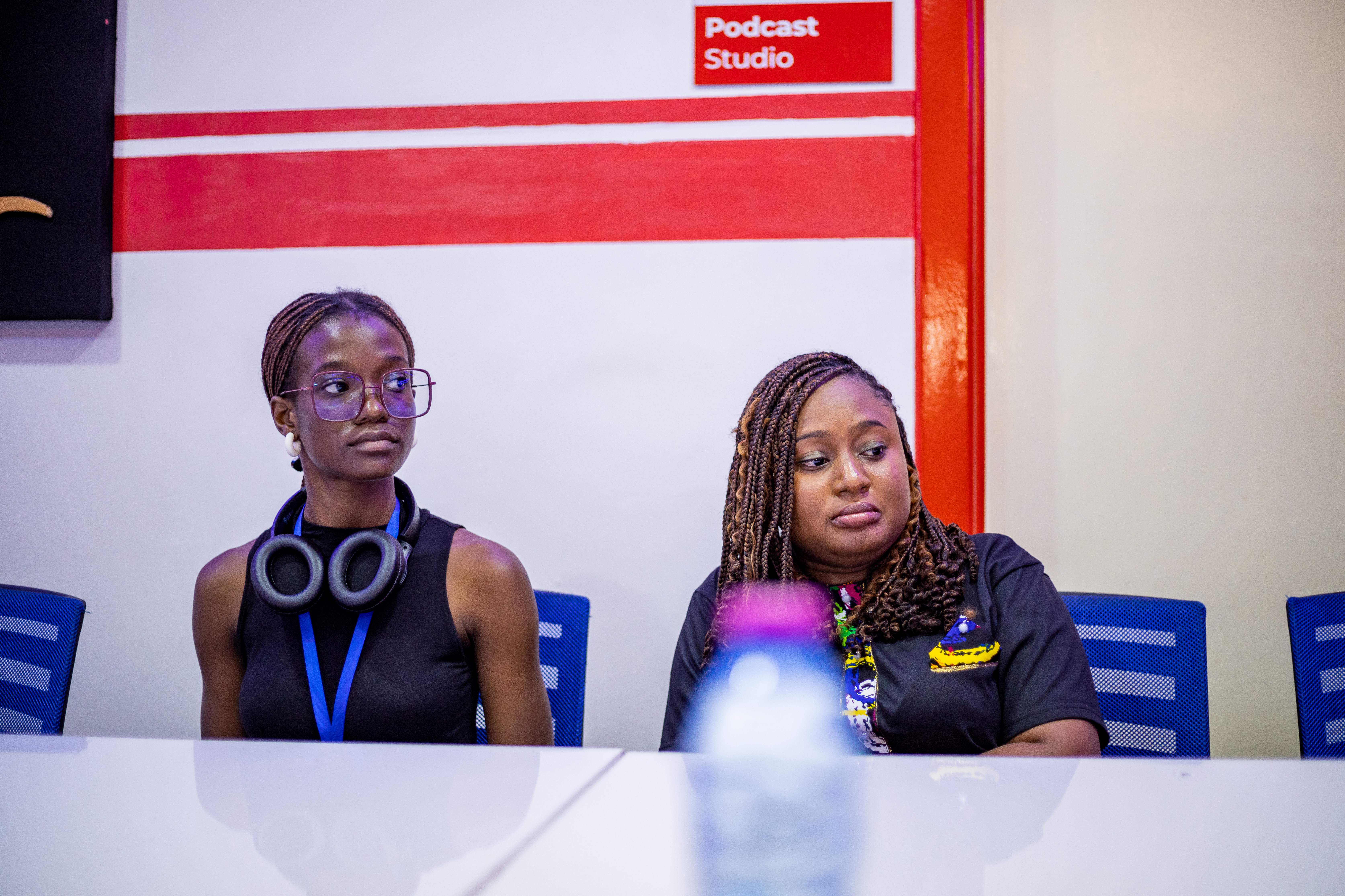 Adwoa Owusu of Women’s Visit to KNUST E-learning Centre