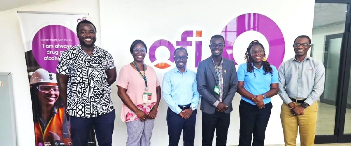 Leadership of the KNUST E-Learning Centre explore partnership with Olam Cocoa Processing Ghana Ltd