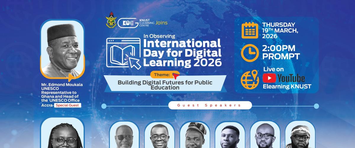 KNUST E-Learning Centre Virtual Colloquium Examines Public Digital Learning